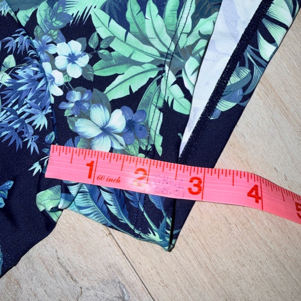 NWOT Tommy Bahama Navy Tropical Art Of Palms Swimsuit Cover Up Shorts XXS - Picture 7 of 7